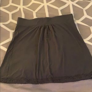 Jcrew black skirt w elastic waist